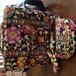 Vera Bradley Messanger Bag & Mini Hipster in Suzani.